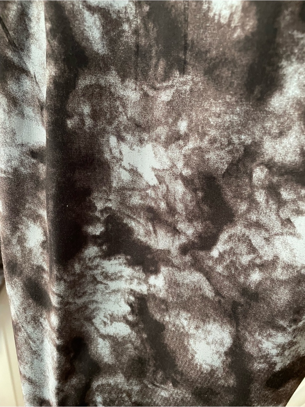 Lotus & Luna S/M Tie Dye Harem Pants Gray Black Rayon Boho Yoga - Picture 6 of 7